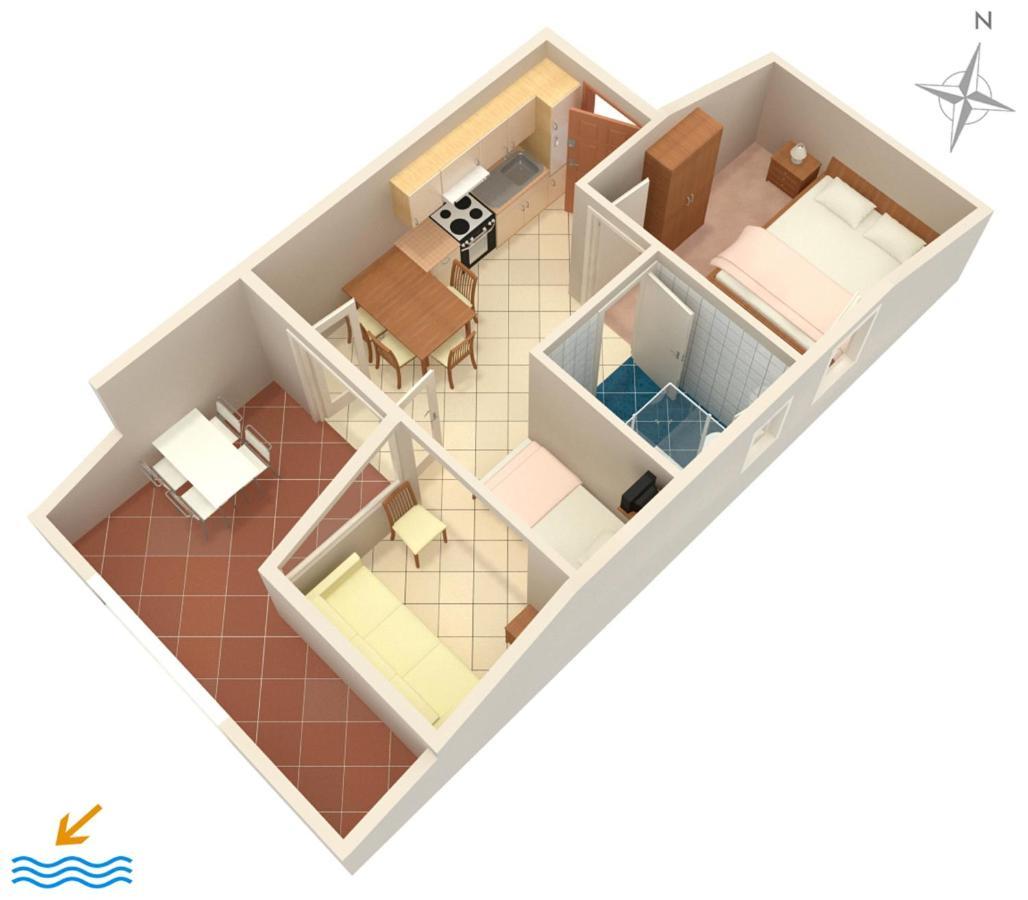 Apartments By The Sea Mandre, Pag - 4098 Ngoại thất bức ảnh