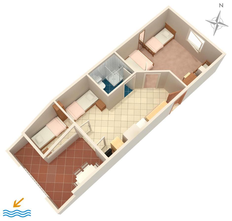 Apartments By The Sea Mandre, Pag - 4098 Ngoại thất bức ảnh