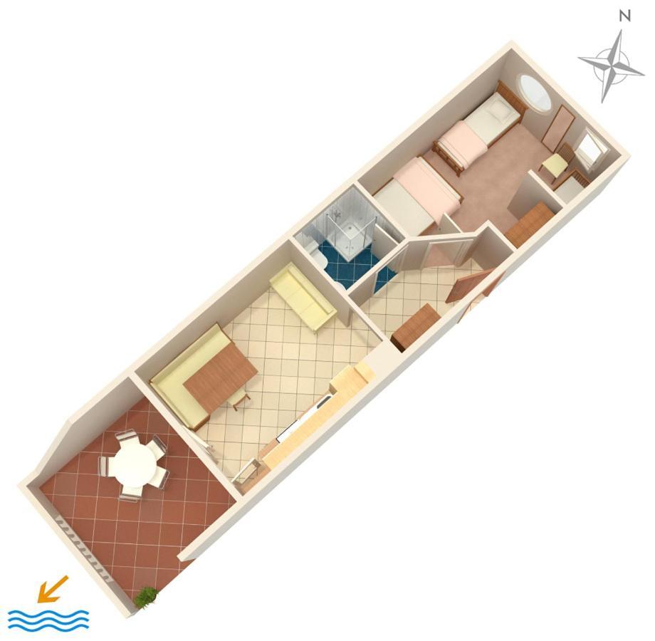 Apartments By The Sea Mandre, Pag - 4098 Ngoại thất bức ảnh
